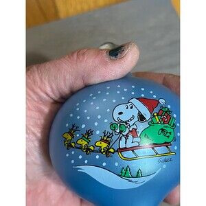 vintage snoopy Christmas ornament - Woodstock - ships free - vintage Christmas